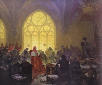 Jiri z Podebrad: kral obojiho lidu - Alphonse Mucha